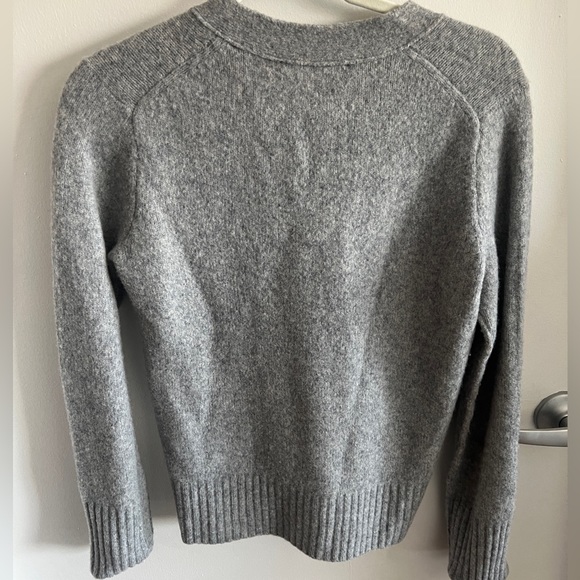 AllSaints Gray button cardigan - Picture 3 of 4